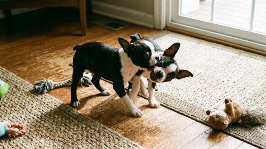 boston terrier puppy development