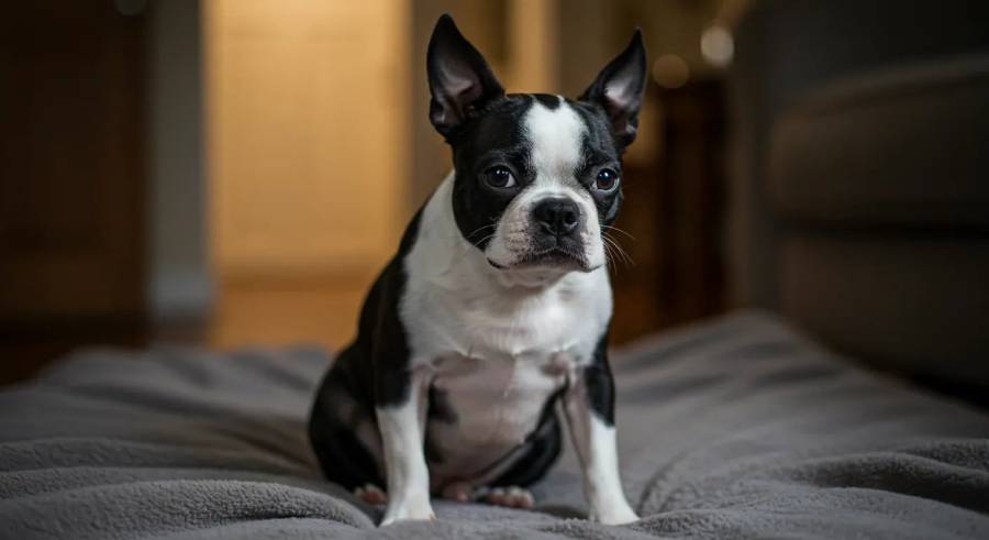 why do boston terriers shake