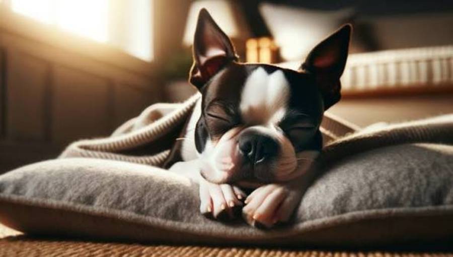 why do boston terriers sleep so much